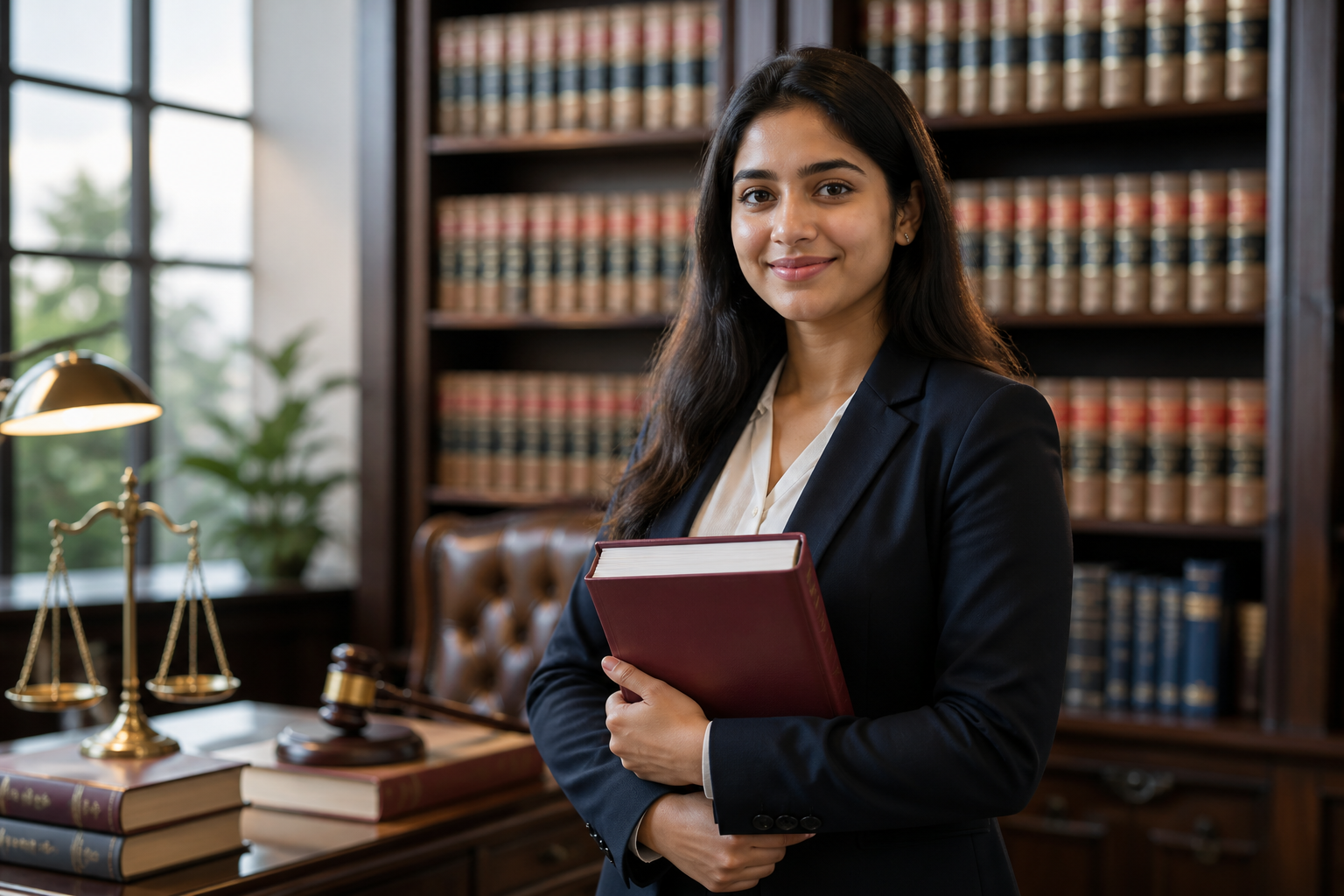 Legal professional representing CLAT preparation