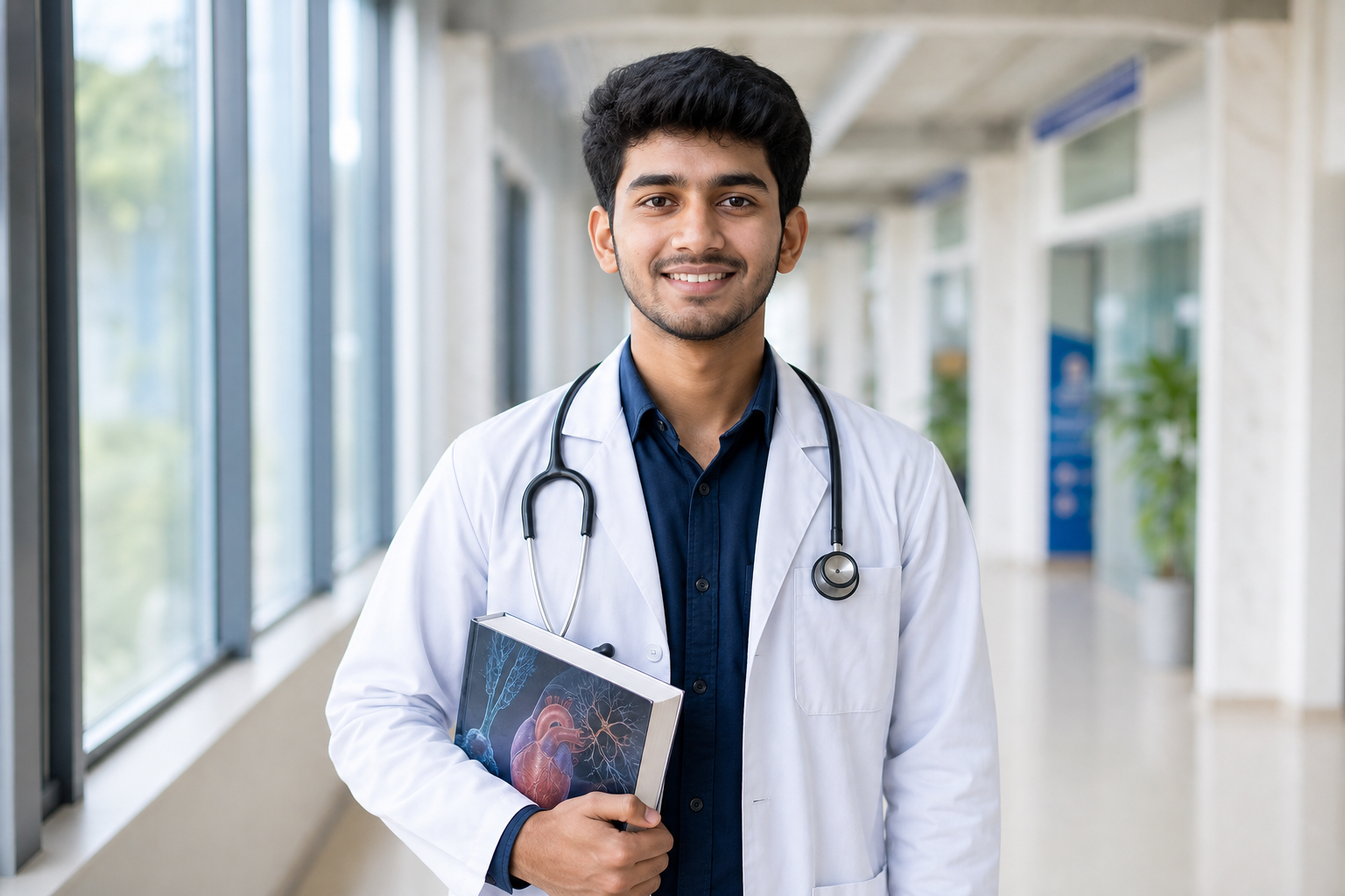 Male doctor representing NEET preparation